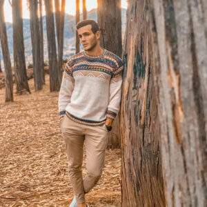 Alpaca sweater unisex - handmade - ethnic sweater - hand embroidered sweater